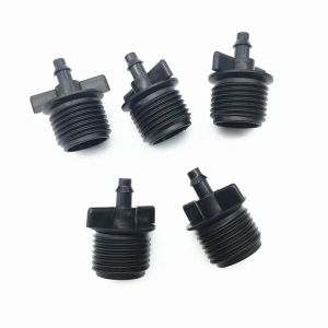 Konnektörler 200 PCS Bahçe Erkek Konnektörü 1/2 '' ila 4/7mm Hortum Boru Konnektörü Otomatik Sulama Aksesuarları için Sulama Bağlantı Noktaları