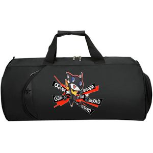 Schultertasche für Persona 5, P5 Morgana-Reisetasche, The Day Breakers Cartoon-Tragetasche, Schultertasche mit Bilddruck, Foto-Reisetasche