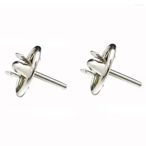 Broschen 2 Stück Anstecknadeln aus 925er-Sterlingsilber mit Kupplung für die Broschenherstellung, Anstecknadeln, DIY-Handwerk, Schmuck