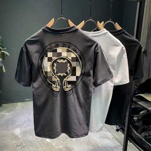 Summer Crosses T-shirts Mens t Shirt Designer Chromees Hearts Shirt Men Womens with Loose Heart Ch Print Short Sleeve Casual Chromees Man Tee Clothing 2497