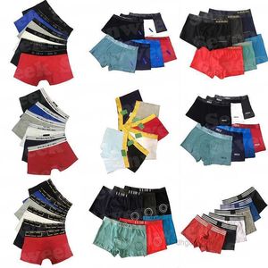 Designer Underbyxor BROSS MEN BOXER Design Letter Print Man Shorts Högklassiga manliga boxare underkläder blandade färger