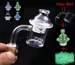 Chiodo Banger al quarzo popolare negli Stati UnitiPerle terp Spinning Carb Cap con banger maschio femmina 1014m18mm Chiodo senza cupola per beaker Dab Rig1002107