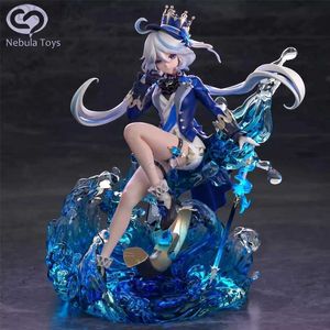 Anime Manga 26cm Genshin Impact Anime Figure De Fontaine Figures Game Character Statue Action Figurine Collectible Model Toy Birthday Gifts YQ240315