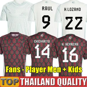 3xl 4xl Mexico 2024 2025 Copa America Raul Chicharito Soccer Jerseys Lozano dos Santos 24 25 H.Lozan0 Men Kids Football Shirts Fans Fans Player Version