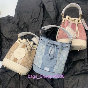 Fabryka hurtowa 2024 NOWA DEMPSEY BUDHT BAG Macaron Jacquard Round Cake Canvas One ramię Messenger