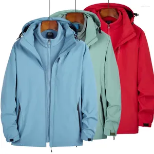 Jaquetas masculinas Inverno Quente Caminhadas Camping Casaco Homens Casuais Jaqueta de Esqui Térmica Hoodies Mulheres Ao Ar Livre Softshell Windbreaker