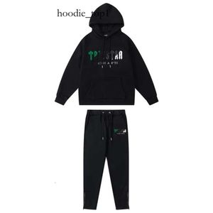 Herrspårspår Trapstar Hoodie Trapstar Tracksuit sportkläder broderi kostymer män sport hoodie jogging casual sweatpants för Trapstar 9682