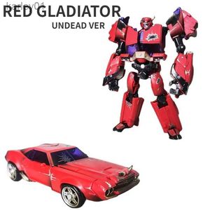 Transformation Toys Robots APC-Toys Red Gladiator Underead Ver Version Cliffjumper Metamorphic Toy Leader Car Action Figur YQ240315