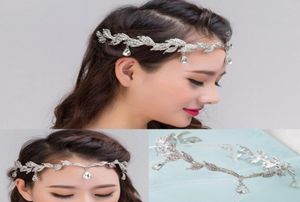 The Bride Frontlet Diamond Wedding Tiara Crown Diamond Hearbrows Bride Jewelry3666015