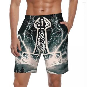 Męskie szorty moda strojów kąpielowych V- gym Summer 3D Print Deviant Art Art Stylish Board Short Pants Mężczyzna Wygodne kąpiel