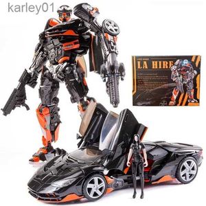 Игрушки-трансформеры Роботы-трансформеры TH01 Toys La Hire Thunder DX9 K3 Rodimus Hot RodФигурка Деформация робота Автомобиль Сплав Аниме Модель Подарки yq240315