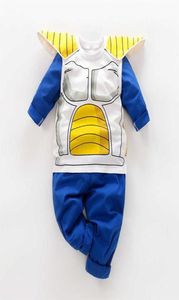 Dragon dbz anime cosplay traje de halloween meninos conjuntos de roupas da criança menino roupas crianças roupa pequena criança agasalho terno x0718590289