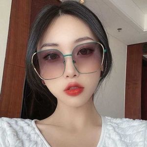 Дизайнерский новый поляризационный женский бренд, большие и тонкие солнцезащитные очки для мужчин с корейской версией, модное простое зеркало для лица с защитой от ультрафиолета OXD1