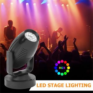 4st Colorful DJ Disco LED Stage Lights RGB Projector Light Christmas Party Bars KTV Effect Lampgåvor Dekorationer D2.5