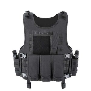Tactical Vests Tactical vest carrier fishing hunting combat training paintball vest military vest police sports protection 240315