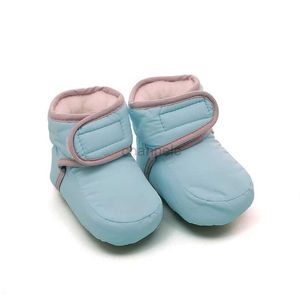 First Walkers Ircomll Baby Shoes Baby Shoes Thickening Inside Velvet Warm Anti-Slip Soft Sole Boys Girls First Walker Shoe Cover Things For Baby 240315