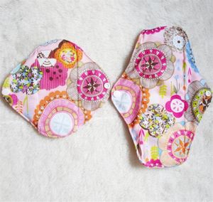 Organiczne Bambus wewnętrzny prania wielokrotnego użytku żeńska higiena menstruacyjna podkładki sanitarne Lady Cloth Pad majty Liner1pc317S7260410