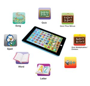 Alta qualidade criança crianças computador tablet chinês inglês aprendizagem máquina de estudo brinquedo grande presente para o presente do bebê xm30 q03131276757