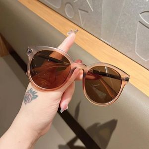 Sunglasses Korean Style Women Round Shape UV400 Protection Sun Glasses Men Stylish High Quality Women's Sunglass