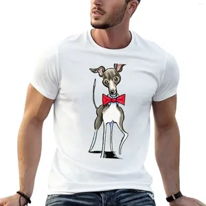 Мужские поло, футболка Antonio для итальянской борзой, летняя футболка Top Edition, черные футболки для мужчин