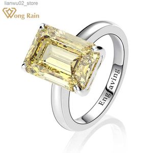 Fedi nuziali Wong Rain Classic% Argento sterling 925 crea pietre preziose di mullite per matrimoni, fidanzamento, diamanti, gioielli squisiti all'ingrosso Q240315