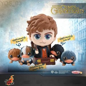 Anime Manga Hot Toys Animali fantastici e dove trovarli Niffler Action Figures Mini set di bambole da collezione Ornamenti per il desktop Regali di Natale YQ240315