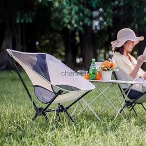 Camp Furniture Outdoor Portable Camping Chair Detachable Ultralight Folding Chair Beach Fishing Lightweight Easy To Carry Travel Picnic Chair YQ240315