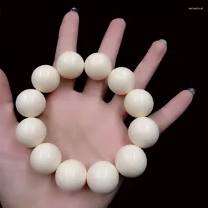 Strand Ivory Nut 1,8 och 2,0 runda pärlor Bodhi Seed Armband Live Broadcast Supply Partihandel