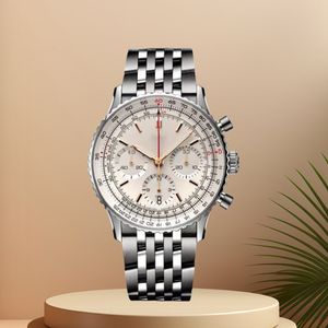 Zegarek zegarek dla męskiego importowanego ruchu kwarcowego Pasku ze stali nierdzewnej/paska dla mężczyzn