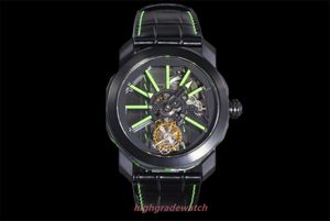 2024 Nya Axe Factory Mens Watch Hollow Dial Design 206 Tourbillon Movement Diameter 44mm Manual Mechanical Back via Designer Watches