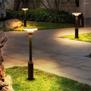 Luz para caminho de jardim ao ar livre IP54, à prova d'água, led, paisagem, quintal, gramado, lâmpada de alumínio, entrada de garagem, parque, pólo alto, postes de amarração