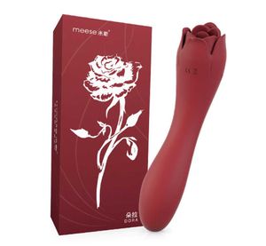 Meese Lick Stimolatore del clitoride Stimolatore GSpot Vibrazione Stimolatore orale della vagina Sesso adulto per massaggiatore clitoride femminile Lingua delle donne Q05251984158