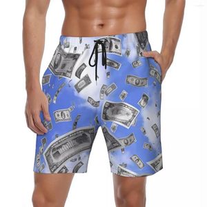 Pantaloncini da uomo Dollaro Bordo stampato 3D Pantaloni corti classici estivi alla moda freschi da uomo che corrono da surf Costume da bagno fai-da-te personalizzato ad asciugatura rapida