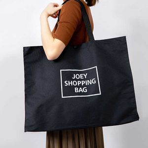 Fashion Canvas Bags Supermarket Shopping Bag Oxford Cloth Handbag Large Capacity One Shoulder Environmental Protection Canvas Portable