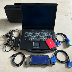 CF53 Laptop i5 CPU 8GB RAM TRUCK DIAGNOSIS TOLICE för USB-Link 3 Adapter Universal Truck Detroit Diesel Diagnostic USB Link Scan