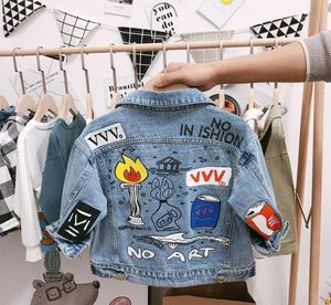 Children039s Denim Jackets Boys Trench Jean Jackets Girls Kids clothing baby coat Casual outerwear Windbreaker Spring Autumn 28016418