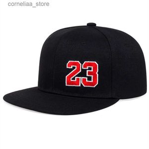 Bonés de bola moda 23 bordado boné de beisebol algodão snapback chapéu para homens mulheres chapéus de viagem adulto ao ar livre casual sol chapéus bonés boney240315