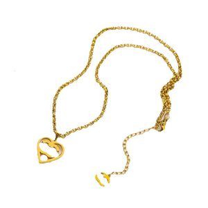 T Spring Neckalce Womens Heart Love Pendant Designer T Gold European Jewelry Necklace Classic Design Gift Party Long Chain Family With Box G GG