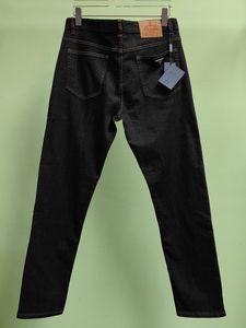 Vendita calda Jeans da uomo skinny strappati strappati di lusso firmati con lettera ~ Jeans US TAGLIA 28-36 ~ bellissimi pantaloni da motociclista in denim causale da motociclista slim da uomo jeans hip hop