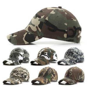 Cyfrowe mężczyzn baseball czapki armia taktyczna kamuflaż czapka na zewnątrz Hapback Hat For Women Bone Tat Hat Q0703220N