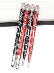 Promotion Pen Heritage Rouge et noir Spider M Rollerball Ballpoint Pen Red and Black Metal Silver Net Engrave7427786