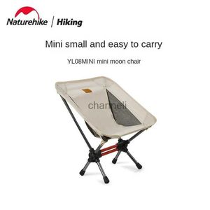 Obozowe meble naturehike na zewnątrz kemping składane krzesło księżycowe Portable Field Camping Składanie krzesła wypoczynkowego-Miniyl08 YQ240315