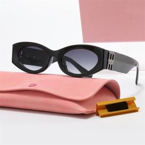 Fashion ornament womens designer sunglasses casual classic style miu eyewear men wholesale lunette de soleil homme letter shades polarized hg128 H4