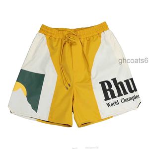 Mens Designer Swim Shorts Short Man Designer Shorts Rhude Summer Fashion Beach Pants High Quality Streetwear Red Blue Black Purple p Ialp WURI UNX8