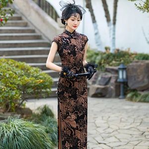 Ethnic Clothing Chinese Traditional Improved Qipao Vintage Daily Plus Size Dress Sexy Slim Fit Elegant Novelty Cheongsam Wedding Party