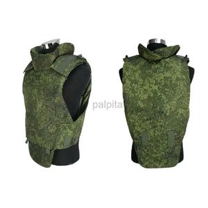 Taktiska västar retro ryska 6b23-1 Vest Bulletproof T-shirt Green Man Russian Camouflage Outdoor Tactical Accessories 240315