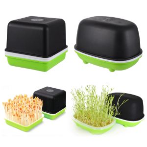 Pots Seed Sprout Tray Garden Hydroponic Peanut Sprouting Box Pea Bean Seedling Sprouter Cat Grass Germination Soilless Planting Pot