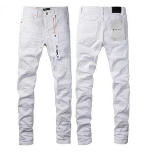 Designer Purple Brand Jeans High Street White Men's Fashion Brand Purple Jeans