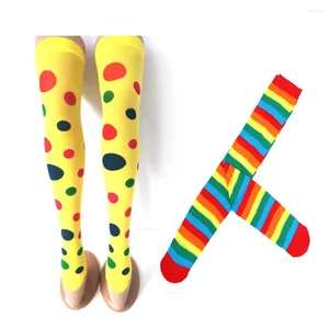 Women Socks Hat Clownbandband Jester CircusProps Hats Kids Carnival pannband för skor kostymer