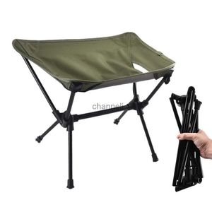 Camp Furniture Outdoor Folding Moon Bench Outdoor Camping Fishing Stool Picnic Barbecue Portable Queue Maza Mini Camping Bench YQ240315